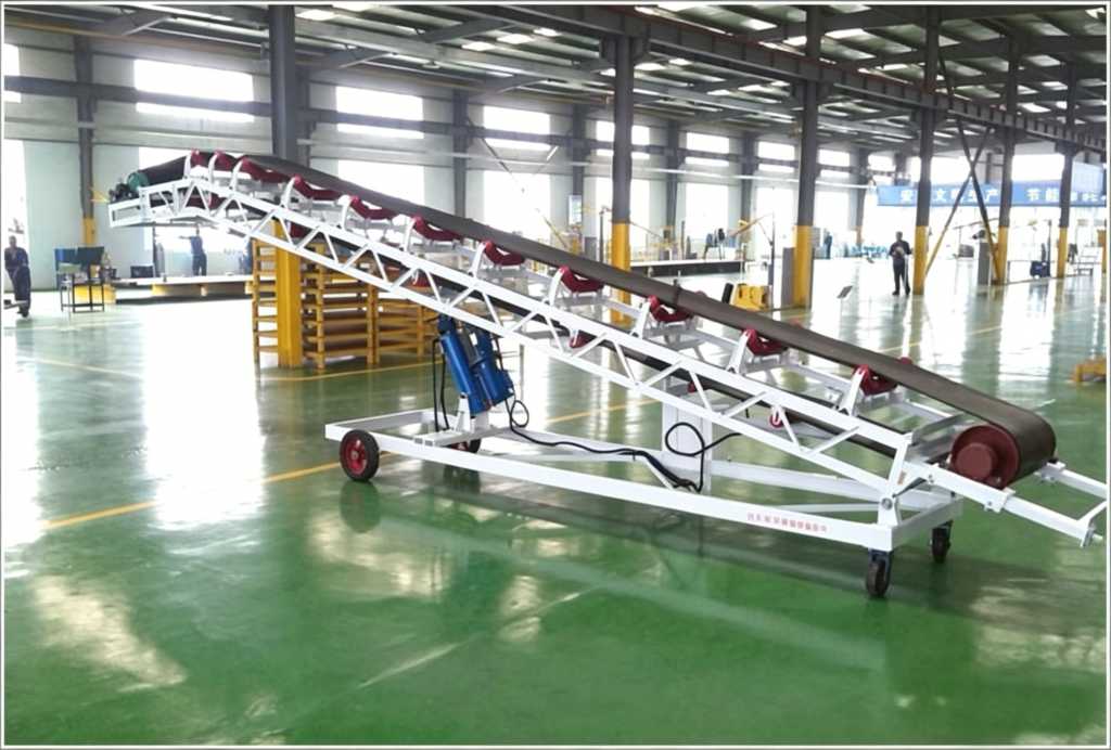 New mobile elevating belt conveyor