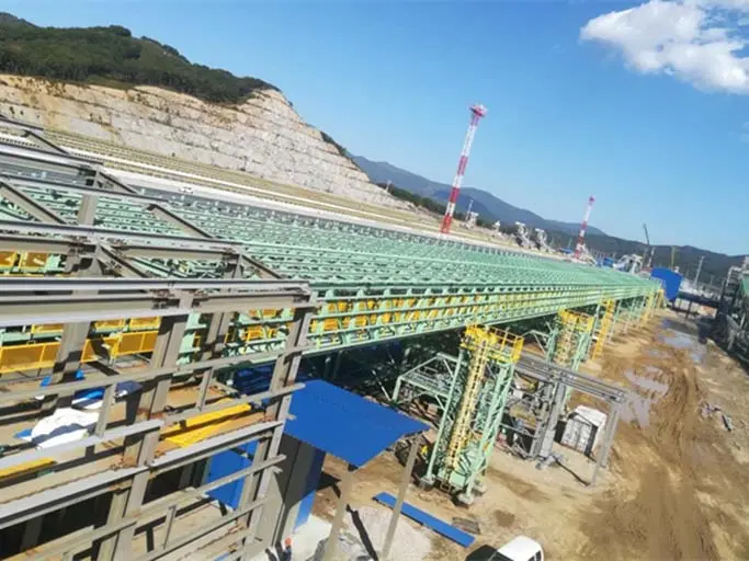 Russia's Vostok Port Phase III: Complete Export of Belt Conveyor, Bag Filter, and Supporting Steel Structure.